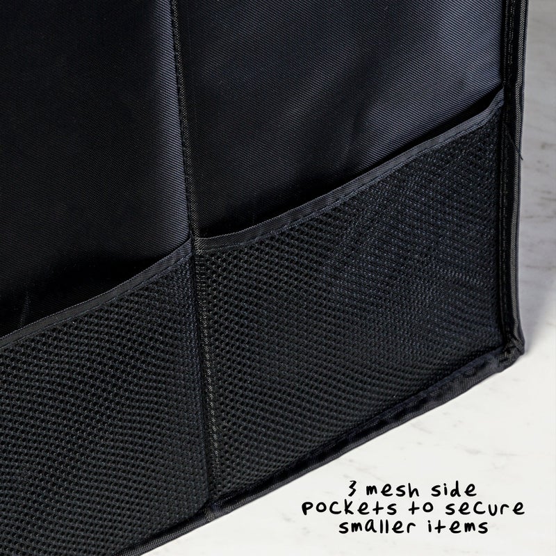 Honey Can Do Honey-Can-Do SFT-01166 Soft Storage Chest, Black Folding Car Trunk Organizer - Image 5